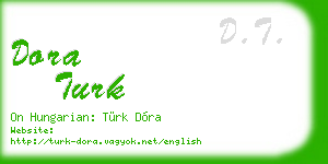 dora turk business card